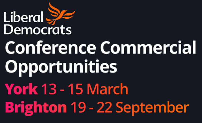 LibDemConf's tweet image. Interested in hosting a fringe, having an exhibition stand or sponsoring the Lib Dem Spring Conference in York in March or the Autumn Conference in Brighton in September? More info can be found here: libdems.org.uk/conference/com… #LDConf