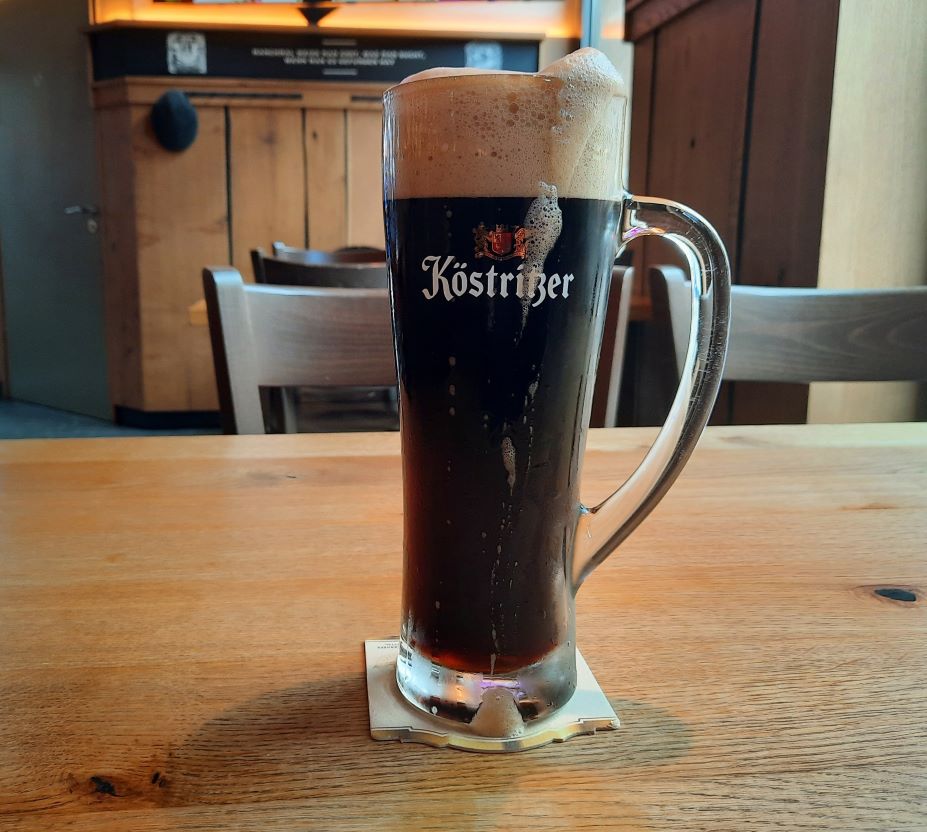 Our Daily Pour: Schwarzbier from Köstritzer brewery in Bad Köstritz, Germany.