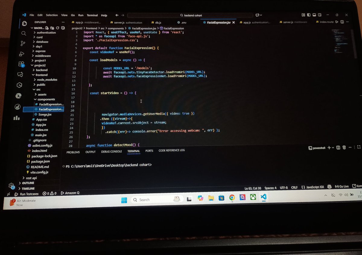 craft_withcode's tweet image. Day 59 of coding until I get a job!

✅ Did 2 questions of recursion #TUFWinterArc

✅backend - setup a new project 

✅ CP did 2 questions of 800 - rated 

#100DaysOfCode #DSA #buildinpublic #WebDevelopment