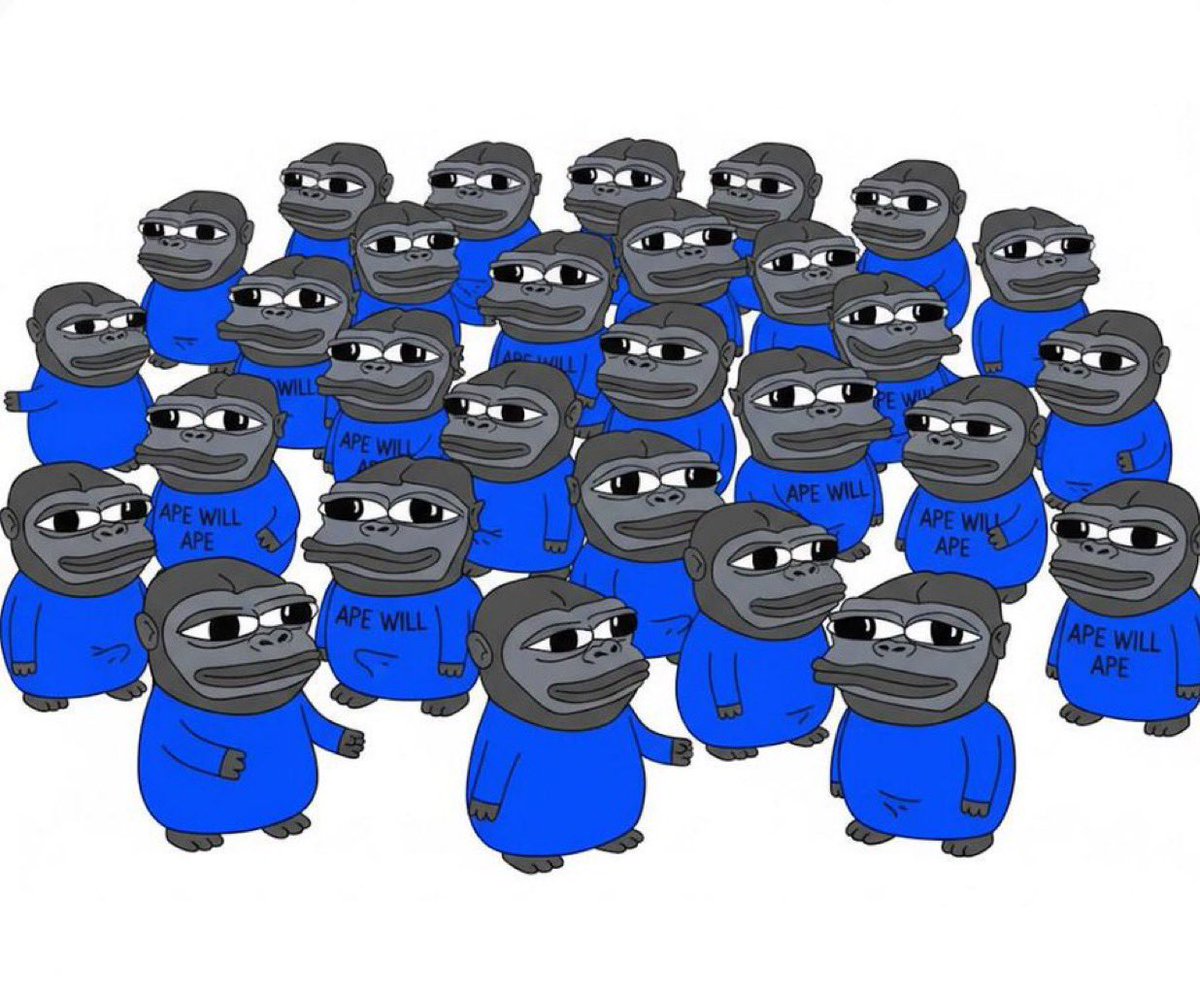 Oracle_Mint's tweet image. Just $APE and Believe- APES together strong

@APE_SOLANACOIN 

GiZPKUz7sUPMRmC2sKeFywH8mL6jzpWMNrt2JNccpump