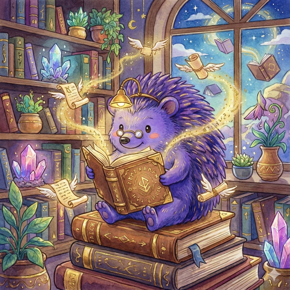 While <a href="/monad/">Monad</a> launched 3 days ago, HEDGIE was in the library.

Reading. Learning. Preparing.

The ancient texts spoke of a chain with 10,000 TPS.
The purple scholar knew it was time.

Meet HEDGIE on MONAD
The wisest hedgehog on Monad.

This is your First Down 😉