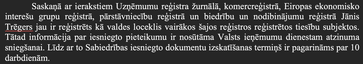 Nu laikam nevajag mums uzņēmējus. 

Ja reiz esi bijis pietiekami traks un kaut ko šeit sācis veidot, vai brīvprātīgi vadīt biedrību, un tad plāno šajā valstī radīt vēl kādu uzņēmumu, maksāt nodokļus un tā, tad pagaidi vēl 10 dienas, kamēr mēs pārliecinamies par... ko?