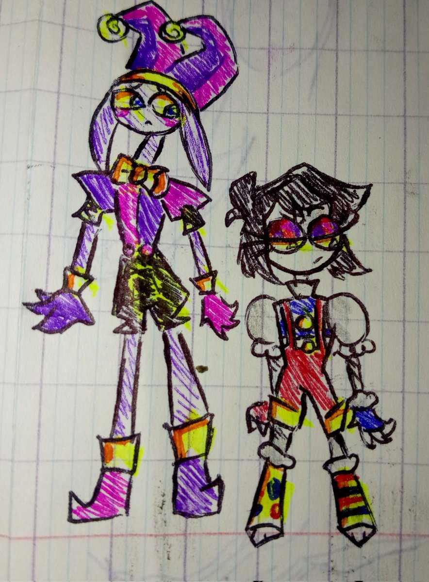 Kiki_et_moi's tweet image. 🎶 Just a little bit bad~ 🎶 (I&apos;ve been obsessed with this song so much,I keep listening to it on repeat and drawing Jammy and Pox)
#TheAmazingDigitalCircus #TADC  #Funnybunny