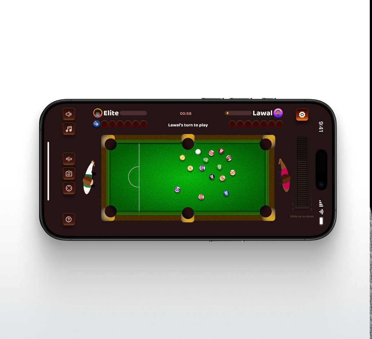 elitethedev's tweet image. Lawal&apos;s turn to play🎱