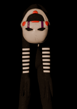 Pipsqueakartz's tweet image. Here is the Marionette I modeled for my project! The Mech(endo) models progress has been slow but hopefully itll be done soon enough lol

#fnafart #FNAF #FNAFRuin #fnafsecuritybreach #fnaffanart #HelpWanted2 #HW2 #blender #artist #3Dartist