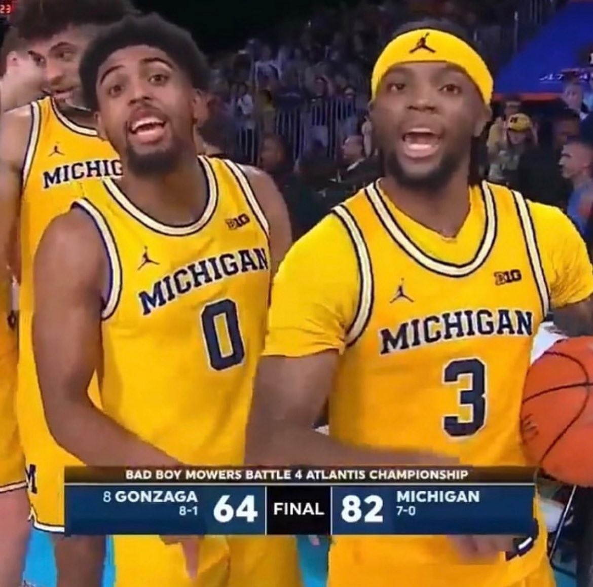 uofmcoverage's tweet image. The last time Michigan played Gonzaga