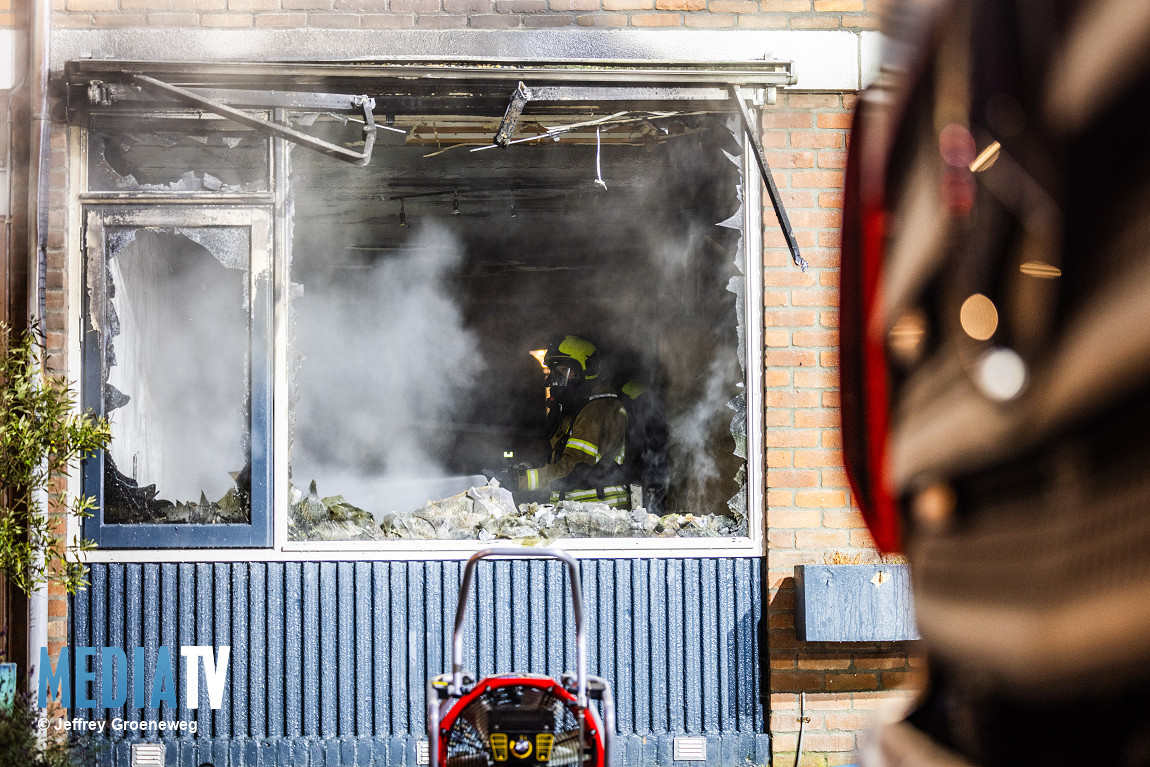 Woningbrand op Patrijsstraat in Zwijndrecht