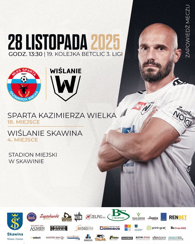 Zakończyć rok w dobrym stylu 😎

#SiłaSkawiny powalczy w piątek o to, by spędzić przerwę zimową na jak najwyższym miejscu 💪