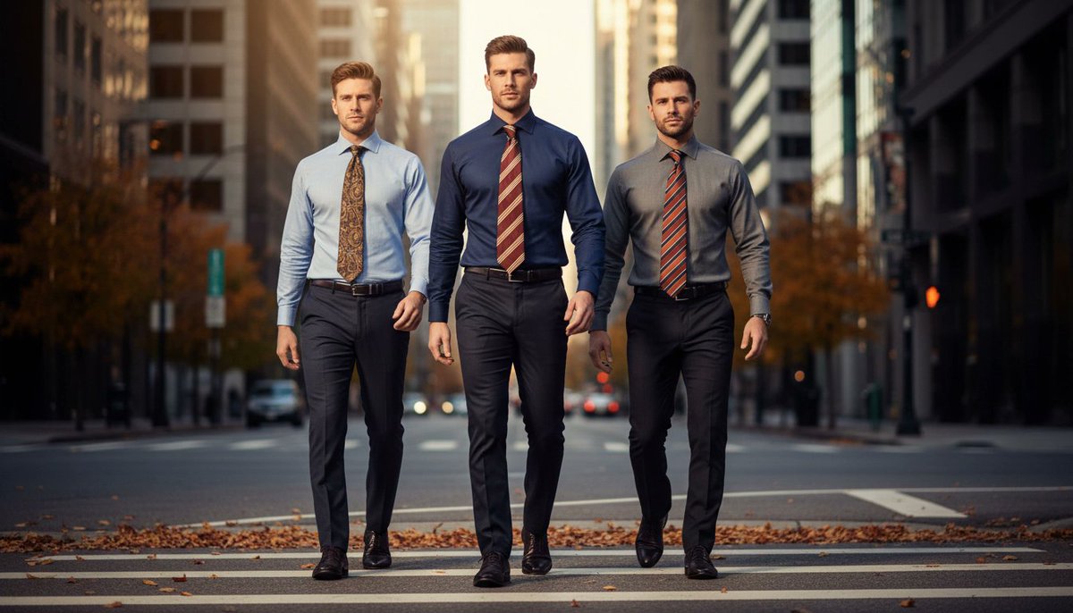 LaModeMens1's tweet image. Ambition in motion: our community builds dreams in dress shirts and ties, confident in every step. &quot;La Mode made me feel ready for the boardroom and beyond.&quot; Share your outfit story👇 #DressedForSuccess #LaModeMens