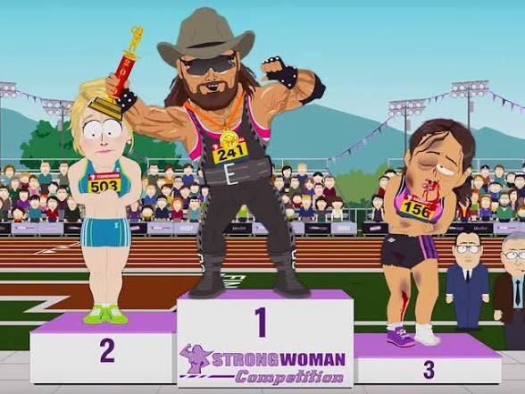 EndWokeness's tweet image. Strongest Woman 2025 is…. a MAN

South Park literally called it