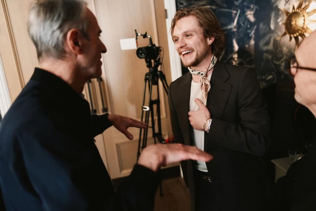 tomgcthinker's tweet image. tom at the opening night event for ‘all my sons’🤎