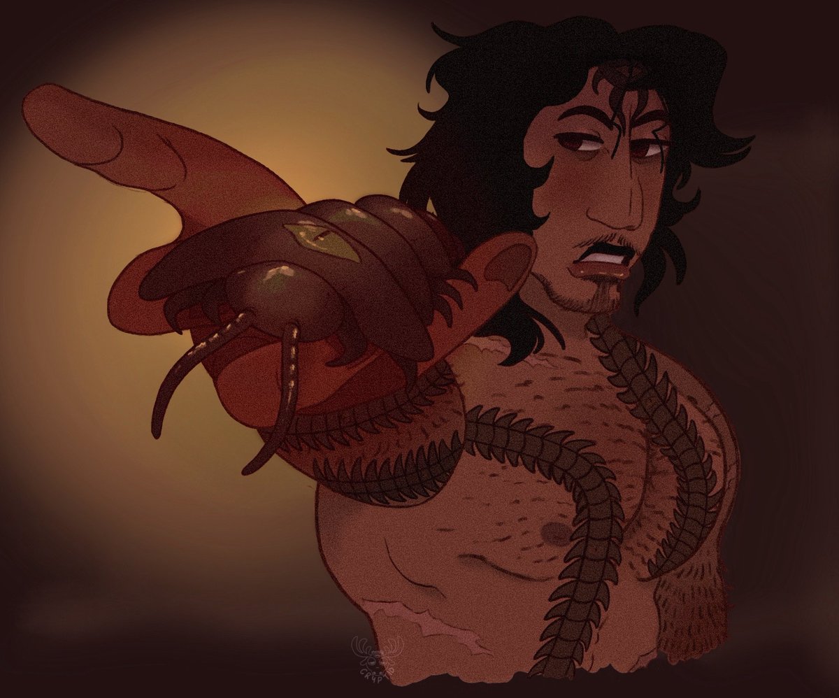 Moosecryptid's tweet image. Finished commission for @Desolationihop !

#oc #ocart #bug