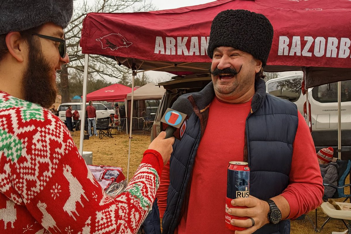 When the Hogs hire the Russian guy