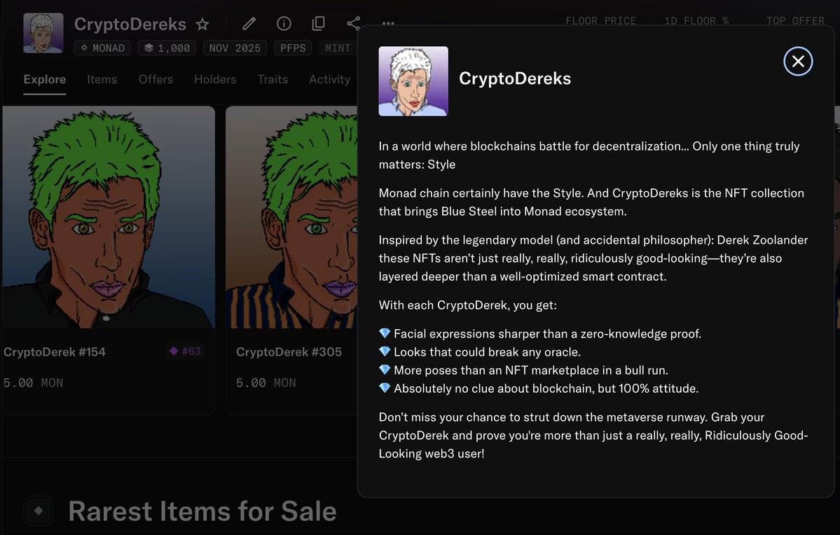 So i've done another dev thing (lazy thing this time)...

Why lazy? Coz after tested <a href="/monad/">Monad (mainnet arc)</a> i've got zero tokens... Well not nothing... i've got 1 $MON on mainnet thanks for the good samaritan that airdropped it LOL you helped me to deploy this ugly creation!😇

Top50 DystoMfers