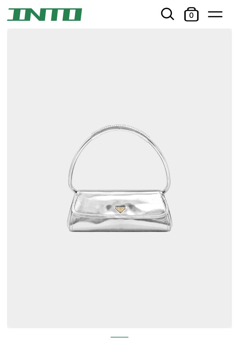 Prada SS03 silver swing bag 🔗