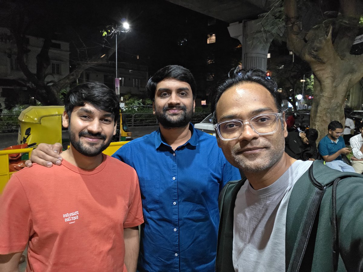 SantoshYadavDev's tweet image. Met an amazing developer @manthanguptaa , one of the developers who believes in building rather than shit-posting, check out his projects like water and cric-lang 

github.com/manthanguptaa

Believe me we didn&apos;t discussed about technology 🤣.

We complained about so many things 🤣