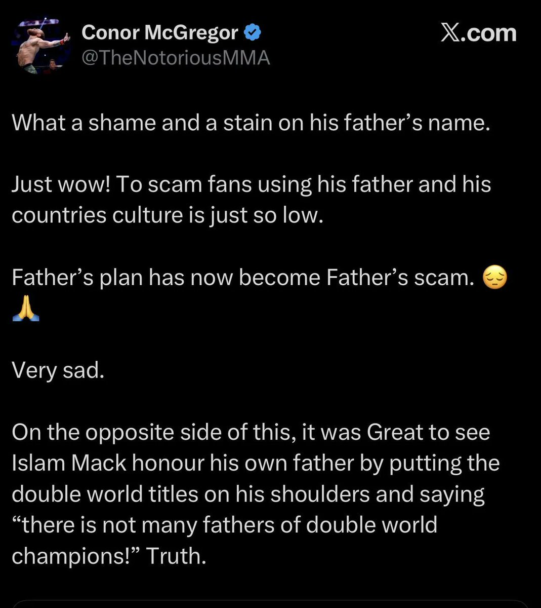FightFanatic_'s tweet image. Bro hates Khabib so much he praises another Dagestani to discredit Khabib even more 🥲

#UFC #MMATwitter