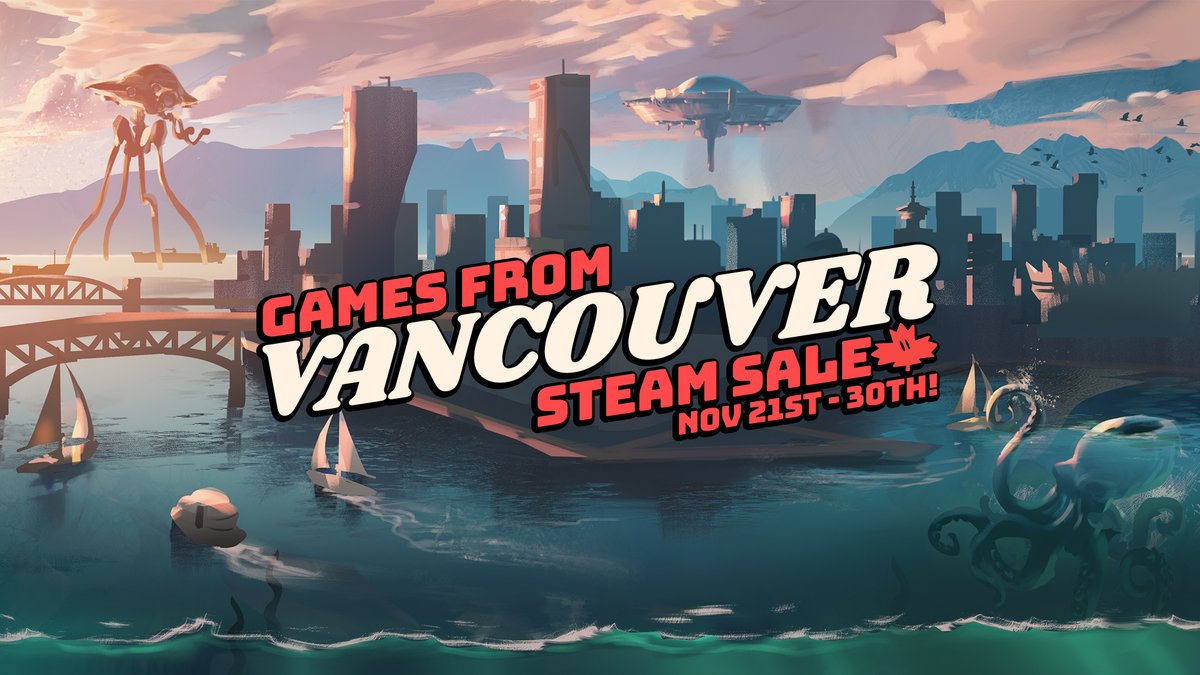 Check out the Games from Vancouver Steam event from now until the 30th. 🍁

So proud to see Super Animal Royale alongside so many amazing games made here! store.steampowered.com/sale/GamesFrom…