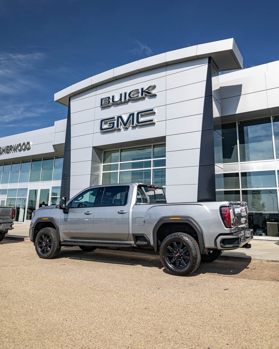 Heavy duty looks even better out front. 💪
 The GMC Sierra AT4 HD — built to work, styled to flex.

#SherwoodBuickGMC #GMCAT4 #SierraHD #TruckLife #YEGTrucks #CarCulture #BuiltGMC #DriveSherwood #SBG #TruckNation
