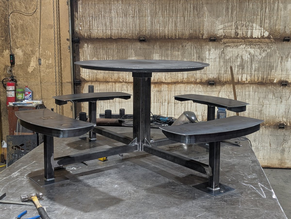 PotatoRustler's tweet image. This table is frickin&apos; done 💫 Really fun build.