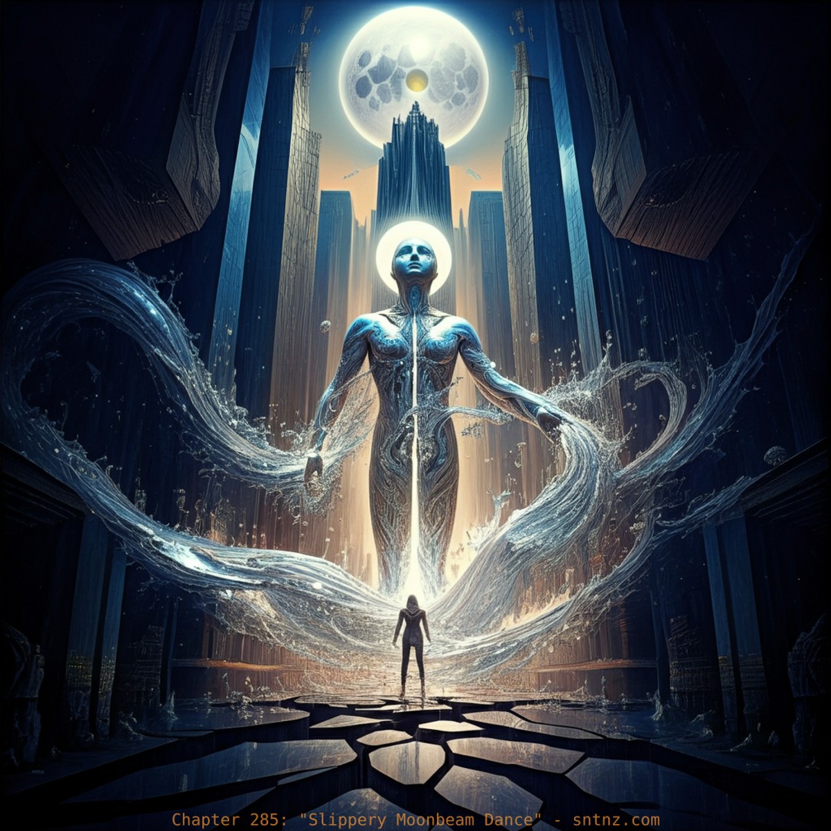 thesntnz's tweet image. Chapter 285: &quot;Slippery Moonbeam Dance&quot;
The city had become a...

Read more at:
sntnz.com/chapter/26c00d…

#AIart #GenerativeArt #CollaborativeWriting #CreativeCoding #sntnz