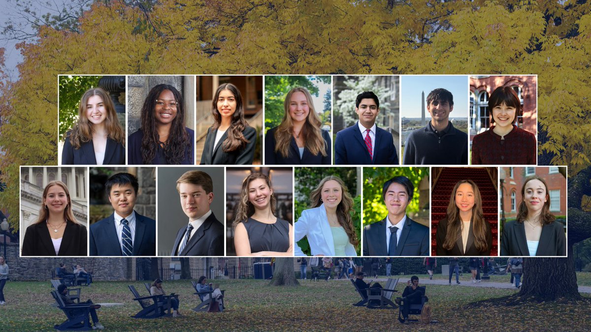 georgetownsfs's tweet image. SFS is thrilled to announce the 2026 Paul F. Pelosi Scholars! Each year, PSI selects students committed to public service. Next summer, they’ll intern across government and nonprofit organizations.

Learn more: bit.ly/3K0B8b
