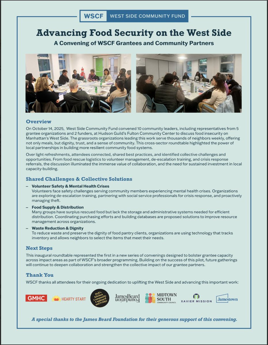 West Side Community Fund tweet media