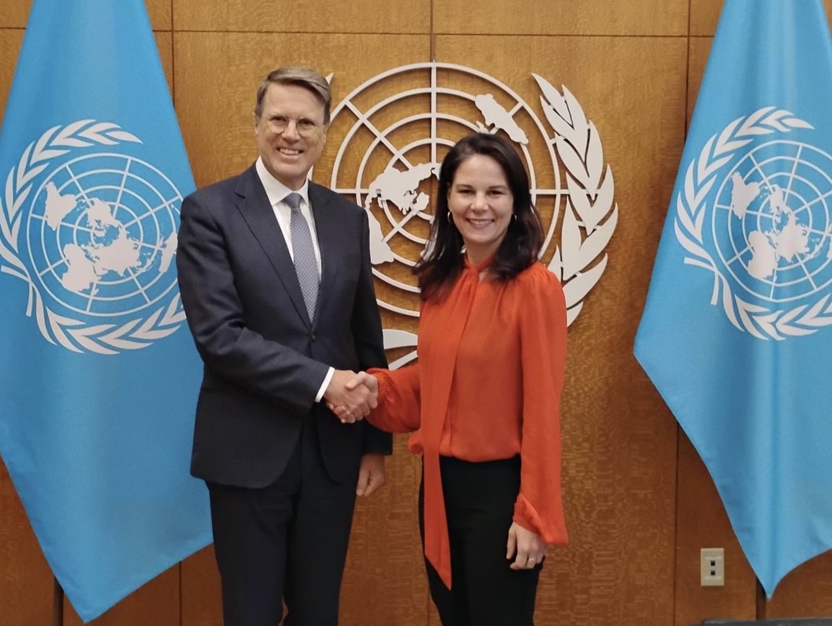 UN_PGA's tweet image. Good meeting with H.E. Mr. Samuel Žbogar, Permanent Representative of the Republic of Slovenia in his capacity as the incoming President of the UN Security Council for December 2025. We discussed the programme of work for Slovenia’s Presidency of the Security Council and the…