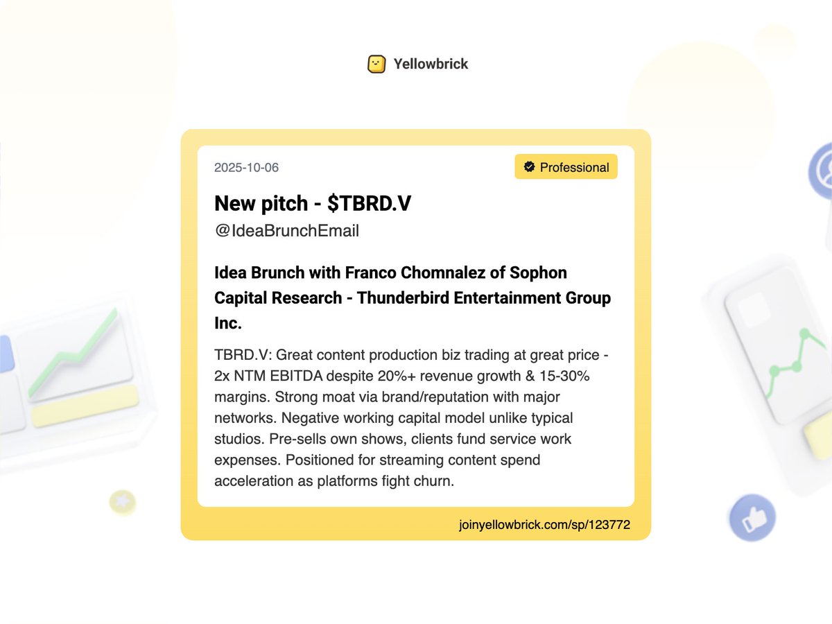 Yellowbrick Investing tweet media