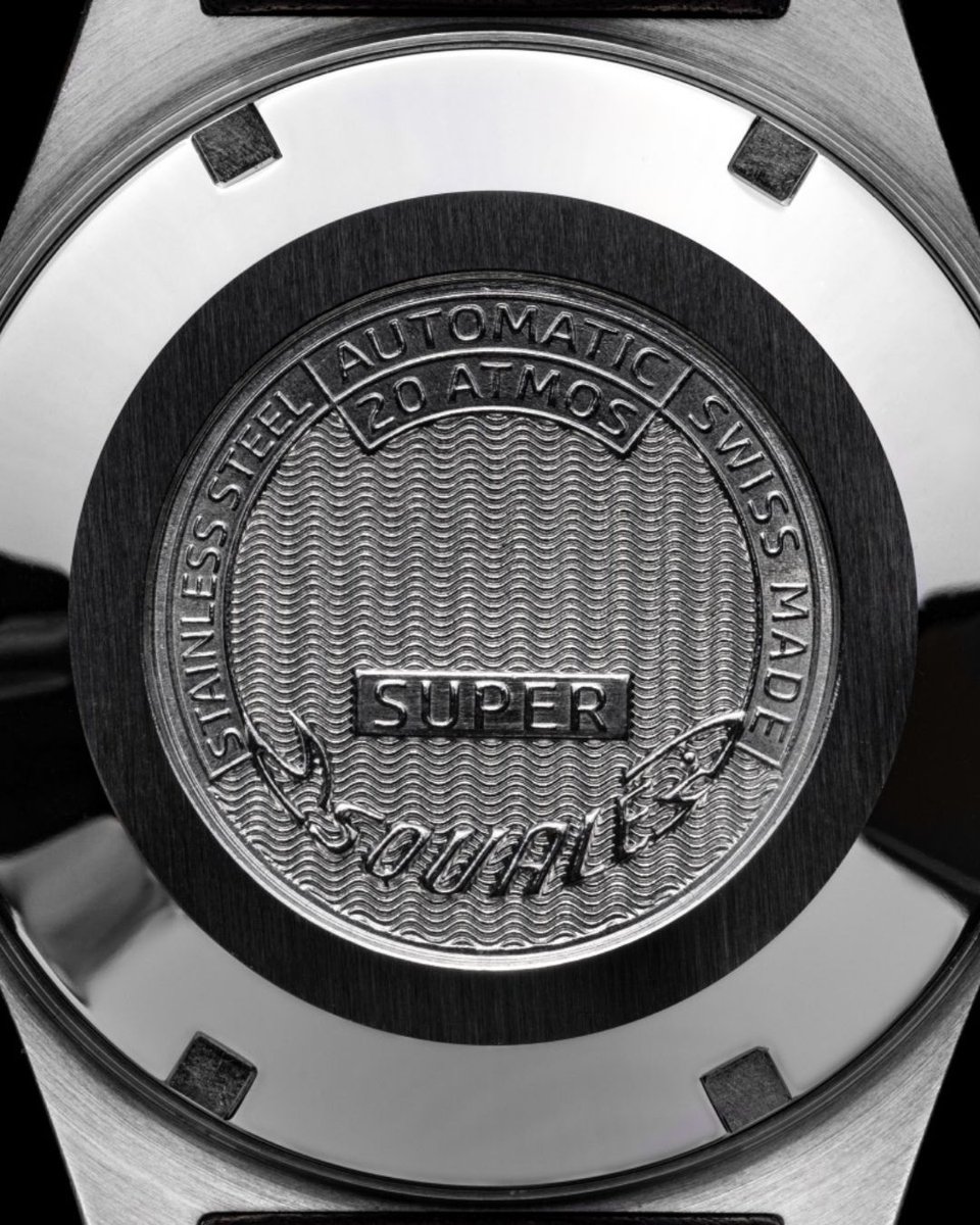 abtsaat's tweet image. Super Squale, serbest dalış için özel olarak tasarlanmış ikonik bir dalış saatidir. 200 metre su geçirmezlik, 38 mm kasa çapı ve yalnızca 45 mm lug-to-lug ölçüsüne sahiptir.

#abt #squale #abtsaat