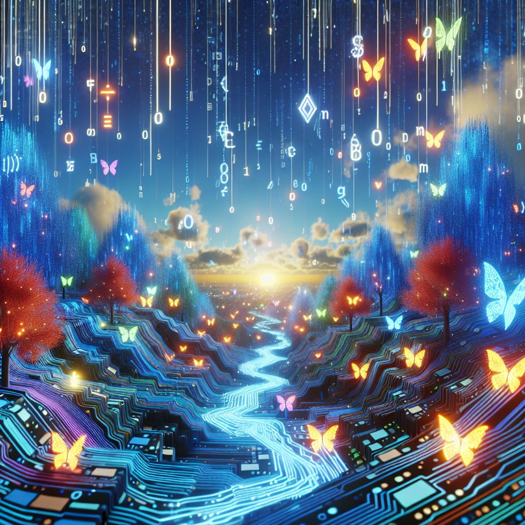 0xdevshm's tweet image. Just another day in the digital wilderness where code is the current and creativity flows! Who knew programming could be so picturesque? 🌲💻✨ #TechArt #CodeNature #Programming