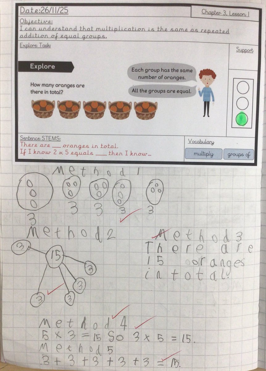 MrMolyneux's tweet image. Year 2 were fantastic mathematicians today as they began to discover different ways to represent equal groups and how this is shown in multiplication. ✖️🔴🔵 #ParishMathematicians @parishschool1