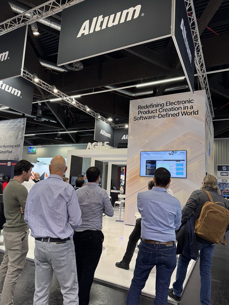 altium's tweet image. SPS 2025 – Day 2 Is Heating Up!

Our team is back on stage showcasing Altium Agile live, hands-on, and in both English &amp;amp; German. If you’re at SPS 2025: come by Hall 6, Booth 330, and bring your toughest workflows. We’re here for it.

#SPS2025 #SmartProduction #Altium