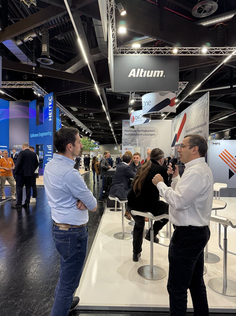 altium's tweet image. SPS 2025 – Day 2 Is Heating Up!

Our team is back on stage showcasing Altium Agile live, hands-on, and in both English &amp;amp; German. If you’re at SPS 2025: come by Hall 6, Booth 330, and bring your toughest workflows. We’re here for it.

#SPS2025 #SmartProduction #Altium