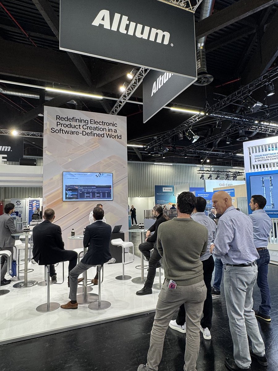 altium's tweet image. SPS 2025 – Day 2 Is Heating Up!

Our team is back on stage showcasing Altium Agile live, hands-on, and in both English &amp;amp; German. If you’re at SPS 2025: come by Hall 6, Booth 330, and bring your toughest workflows. We’re here for it.

#SPS2025 #SmartProduction #Altium