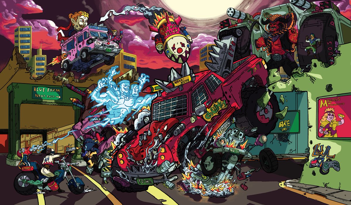 Haven't posted in forever but wanted to share a recent illustration I finished for a playmat that im super happy with.
#MTG #MagicTheGathering