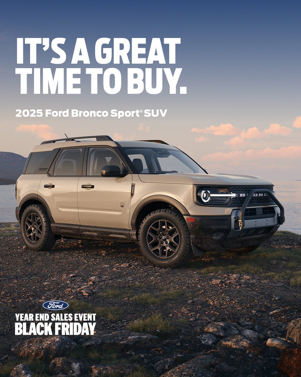 Take on any terrain with confidence in the 2025 Ford Bronco Sport SUV; it's rugged, versatile, and built for those who never stop exploring.

Check out our inventory: tinyurl.com/5ysryerv

#JimHudsonAutomotiveGroup #JimHudsonFord #Ford #ColumbiaSC