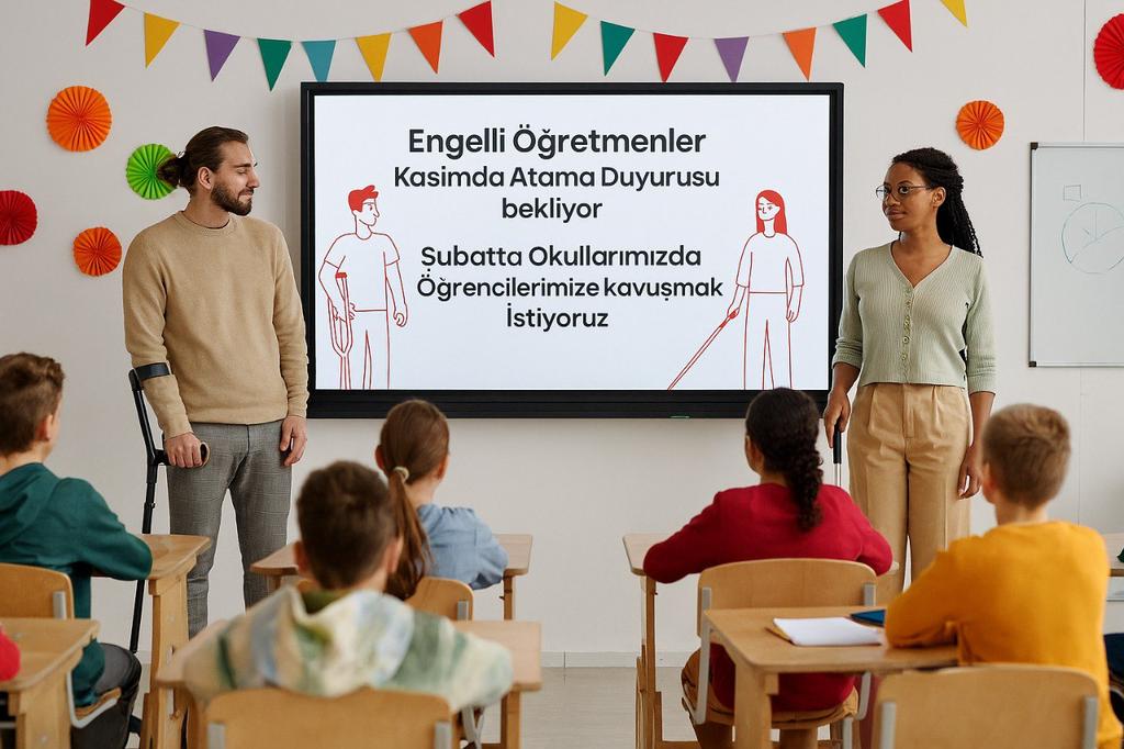 <a href="/huseyinnceyhan/">Hüseyin Ceyhan</a> Şubatta görev başı yapmak istiyoruz 🙏🏫  <a href="/RTErdogan/">Recep Tayyip Erdoğan</a> <a href="/dbdevletbahceli/">Devlet Bahçeli</a> <a href="/kasapoglu/">Dr. Mehmet Kasapoğlu</a> <a href="/MHP_Bilgi/">MHP</a> <a href="/aylinyaman_/">Dr. Aylin Yaman</a> <a href="/fevzizirhlioglu/">Fevzi Zırhlıoğlu</a> <a href="/erkanakcay45/">Erkan Akçay</a> <a href="/filizkilicresmi/">Prof. Dr. Filiz Kılıç</a>  <a href="/_cevdetyilmaz/">Cevdet Yılmaz</a> <a href="/memetsimsek/">Mehmet Simsek</a> <a href="/Yusuf__Tekin/">Yusuf Tekin</a> <a href="/oktay_saral/">Oktay SARAL</a> #EngelliÖğretmeneAtamaHakkı