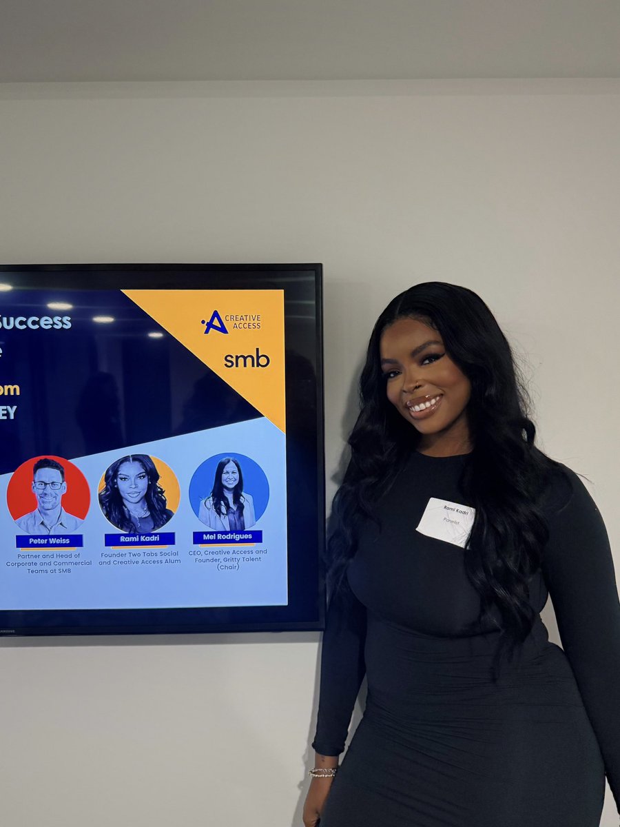 ramicoco's tweet image. 12 years after @_CreativeAccess gave me my 1st opportunity in the music industry, was an honour to be invited back to be on a panel with fellow entrepreneurs to talk about our experiences + achievements.

if you’re looking for a foot in the door in the creative field, follow them