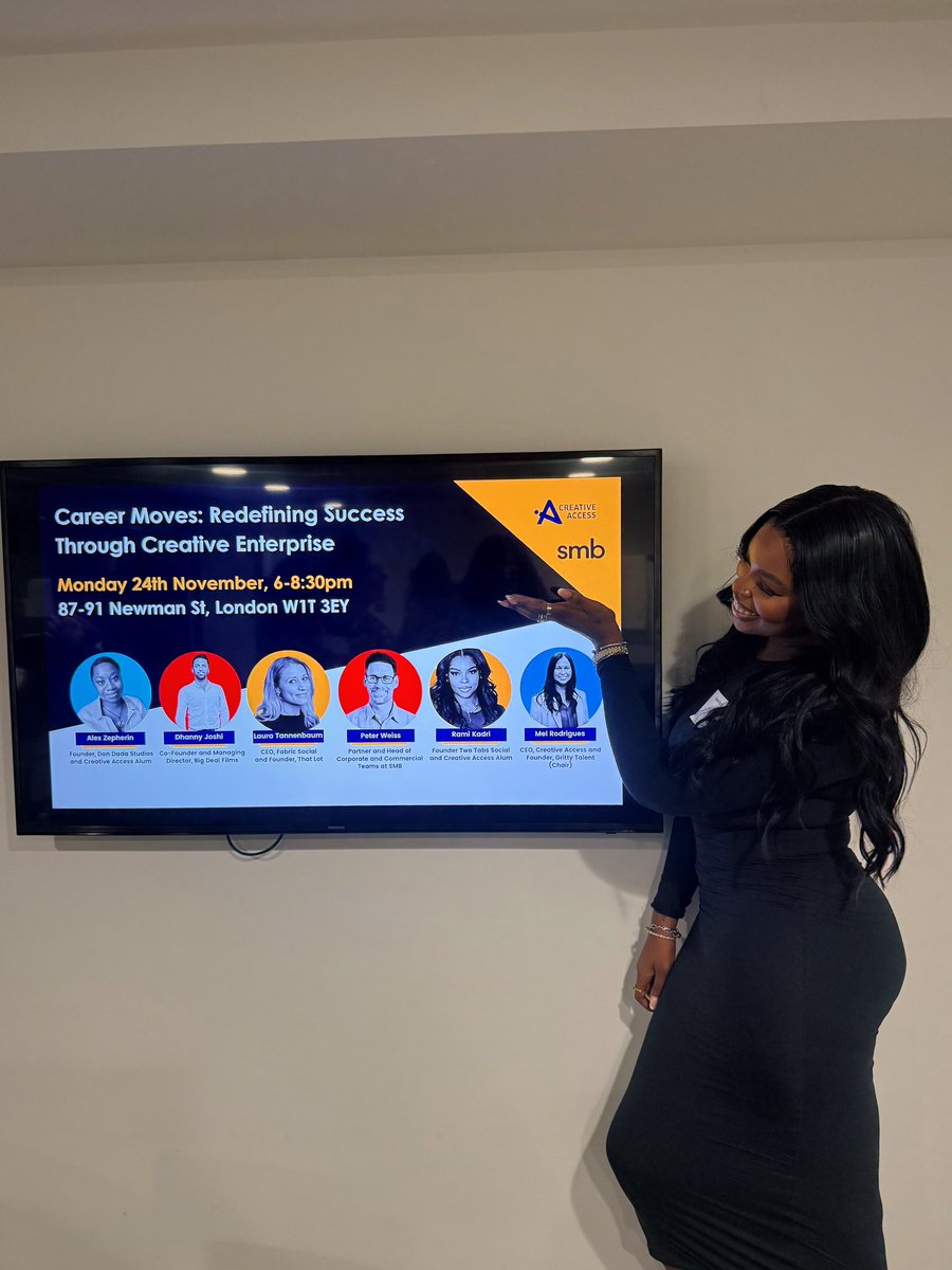 ramicoco's tweet image. 12 years after @_CreativeAccess gave me my 1st opportunity in the music industry, was an honour to be invited back to be on a panel with fellow entrepreneurs to talk about our experiences + achievements.

if you’re looking for a foot in the door in the creative field, follow them