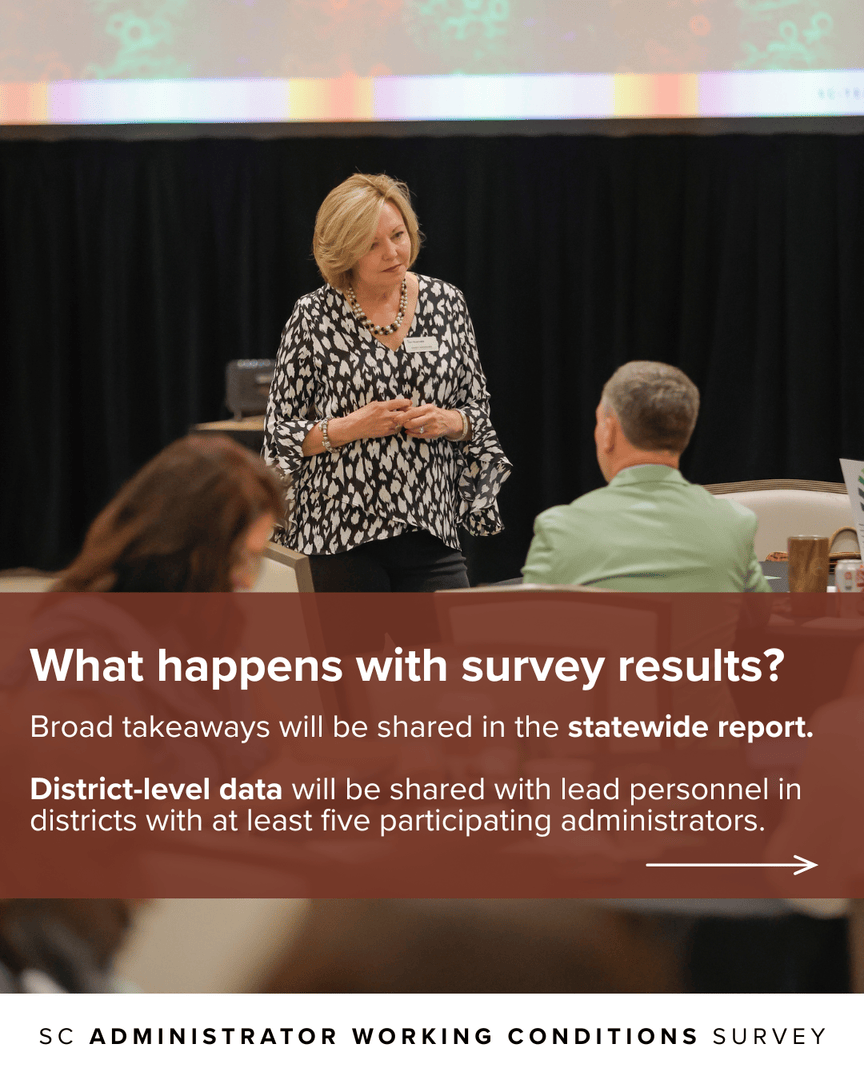 SCTEACHERtweets's tweet image. The SC Administrator Working Conditions Survey is uniquely designed to study the perspectives of school administrators in #SC.

District leaders, submit school administrator emails by Dec. 12 to participate!

Explore FAQs: heyor.ca/qmO1FV

#scschools #educator #k12