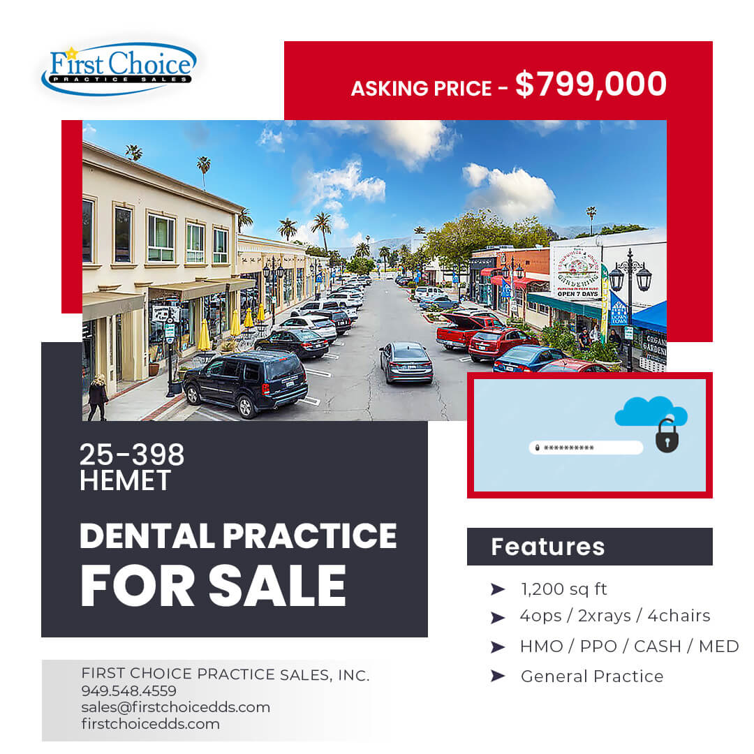 FirstChoicePS's tweet image. 🦷 Dental Practice for Sale – Hemet, CA
Prime Riverside County location, modern operatories &amp;amp; loyal patient base. A smart move for dentists ready to grow their career &amp;amp; business.

👉 Learn more: firstchoicedds.com/dental-office-…

First Choice Practice Sales, Inc.
949-548-4559 |…