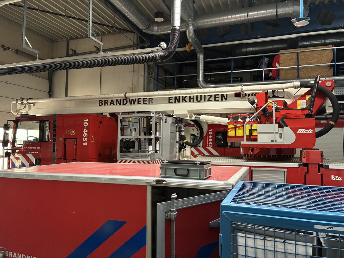 Brand in de binnenstad van Alkmaar