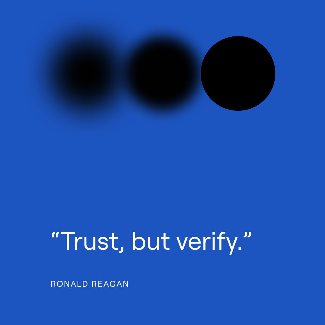 Syntaxia_'s tweet image. Governance begins where trust meets proof.
Verification turns good intent into repeatable confidence.