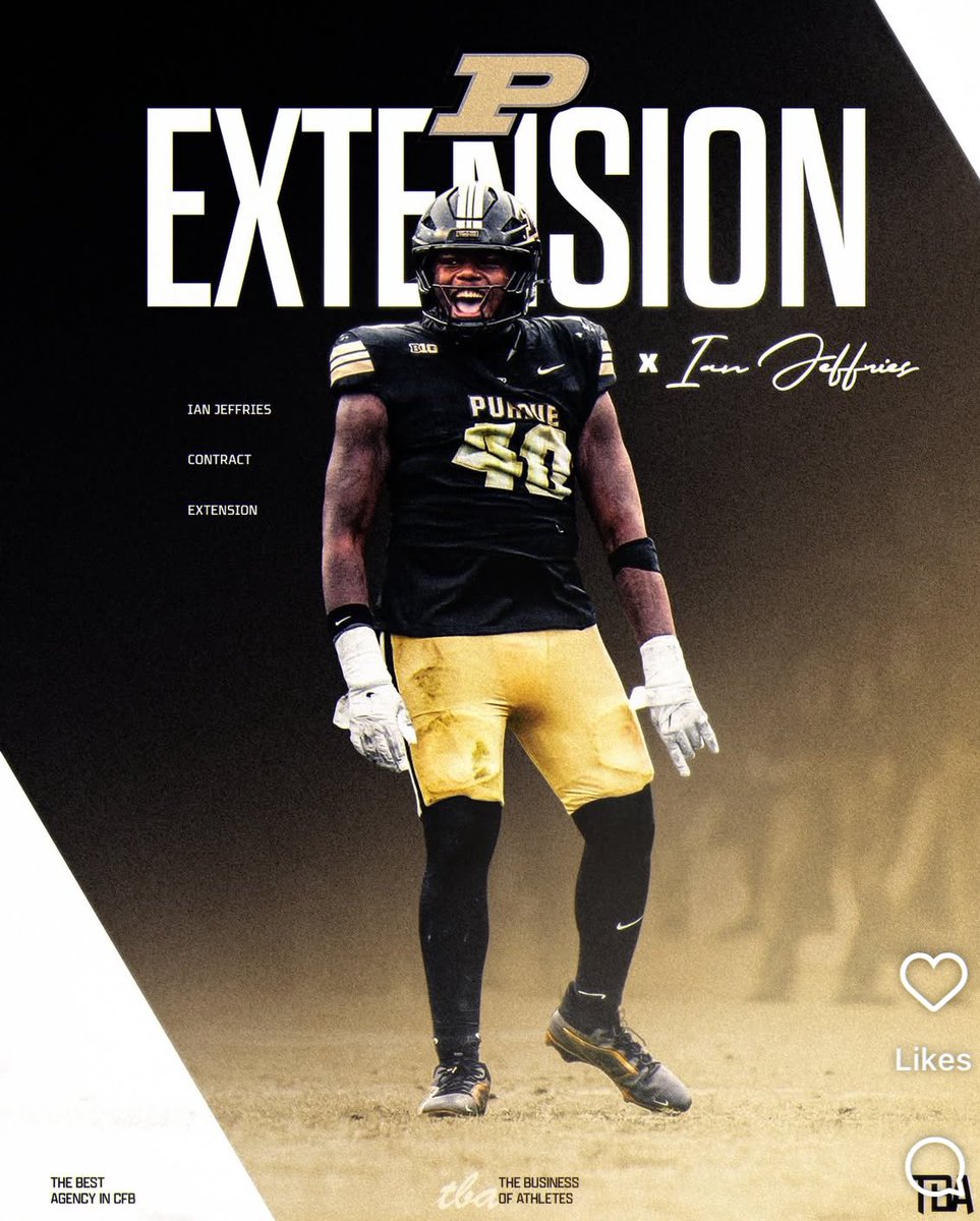 TomDienhart1's tweet image. Key Purdue DL inks extension.