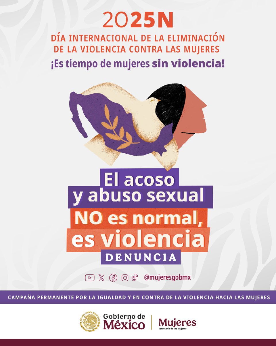 🙅🏻‍♀️NO es NO.🚫 Nadie tiene que obligarte a hacer cosas que tú no quieres.

🚩 Si te presionan, chantajean, manipulan, si tiene una posición de poder y hace uso de eso para forzarte a realizar actos de carácter sexual, eso también es abuso.

🟢 ¡No estás sola! Acércate a quien más