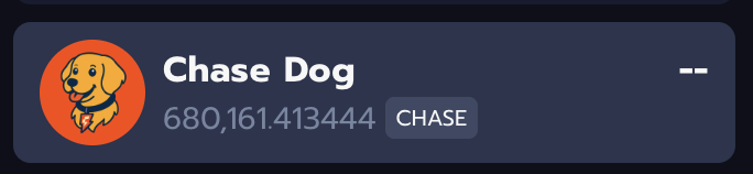 0xMybaba's tweet image. Chase Dog here 👀