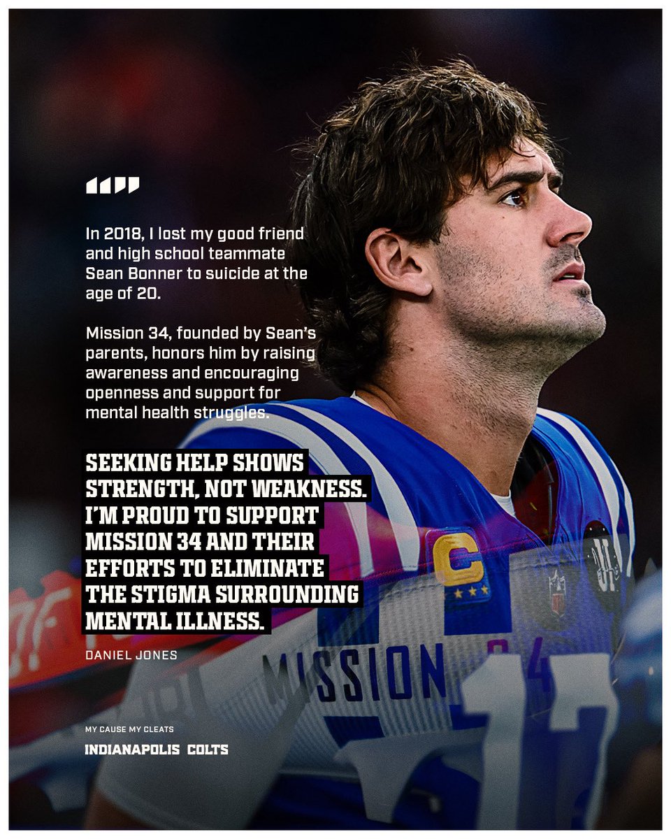 Colts's tweet image. this sunday means more for Daniel Jones 💙