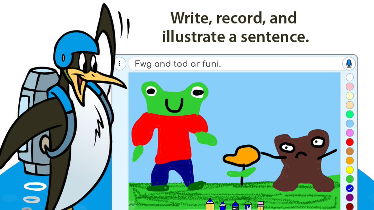Tech4Learning's tweet image. Get your child to practice reading, writing, and art skills through creative repetition with Wriddle! 

Try it out in your classroom at: 

wriddle.com