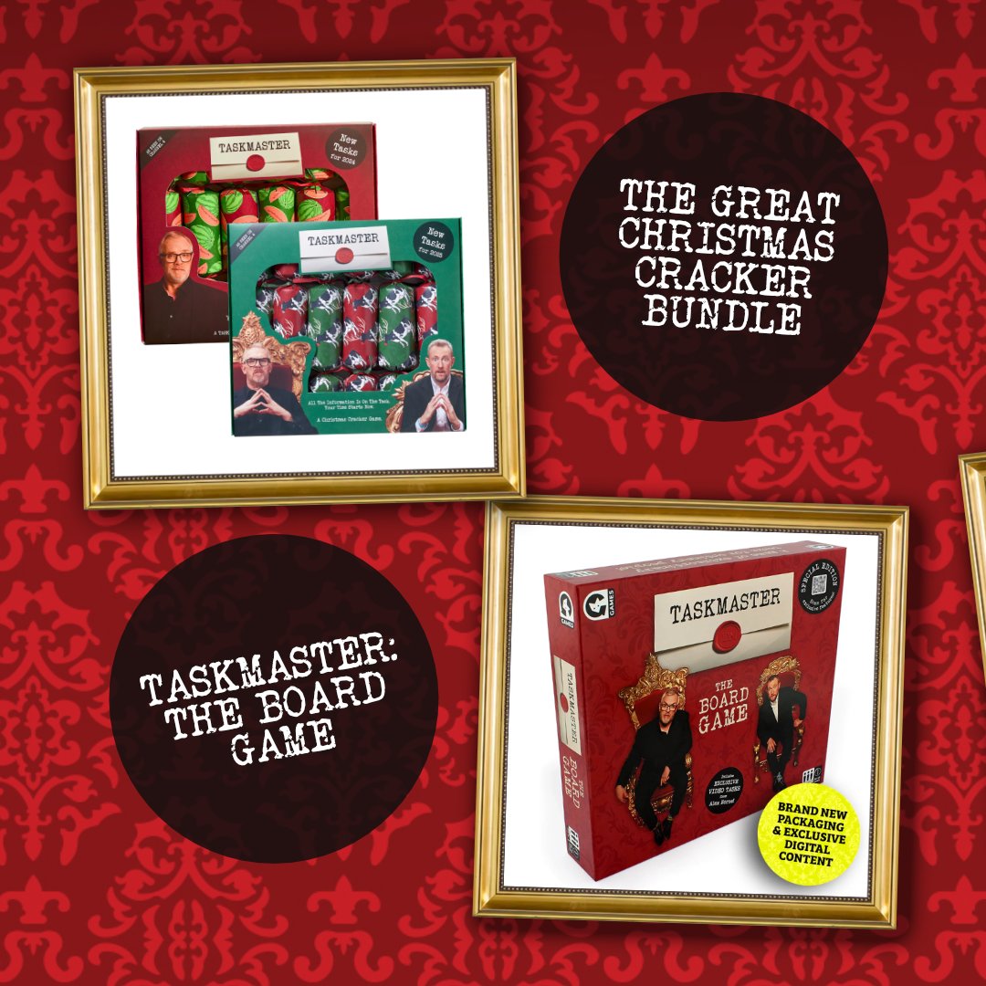 taskmaster's tweet image. In the spirit of Black Friday, the Taskmaster is feeling mighty generous!

The Ultimate Black Friday promo is now live, offering up to 50% off various products across the Taskmaster Store.

taskmasterstore.com